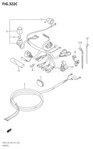 DF8A From 00801F-310001 (P03)  2013 drawing HARNESS (DF9.9A:P03)