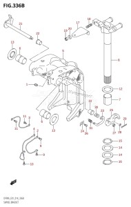 DF80A From 08002F-410001 (E01 E40)  2014 drawing SWIVEL BRACKET (DF70A:E40)