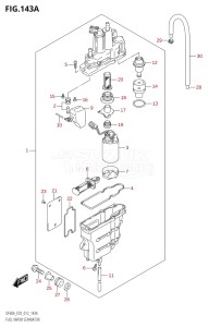 06002F-210001 (2012) 60hp E03-USA (DF60A) DF60A drawing FUEL VAPOR SEPARATOR