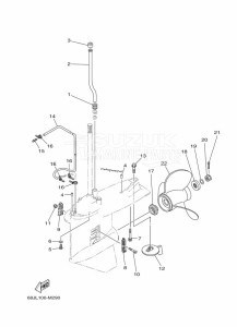 150FETOX drawing PROPELLER-HOUSING-AND-TRANSMISSION-2