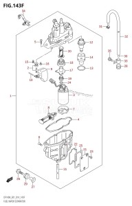 DF100A From 10003F-310001 (E01 E40)  2013 drawing FUEL VAPOR SEPARATOR (DF115AZ:E40)