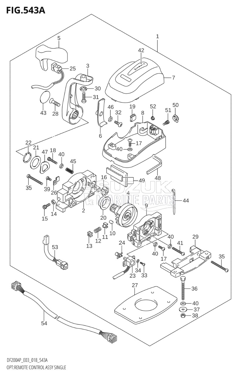 OPT:REMOTE CONTROL ASSY SINGLE