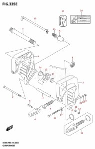 DF20A From 02002F-510001 (P03)  2015 drawing CLAMP BRACKET (DF15A:P03)