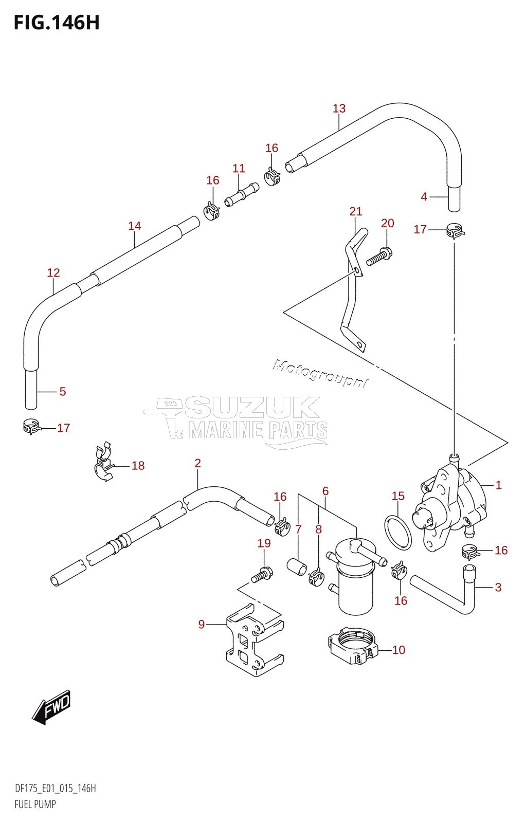 FUEL PUMP (DF150ZG:E40)