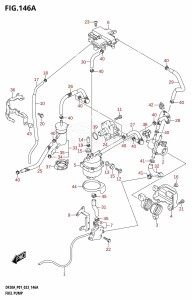 DF9.9B From 00995F-240001 (E01 P01   -)  2022 drawing FUEL PUMP (P01)