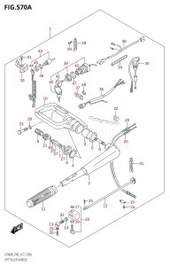 DT40 From 04005K-710001 ()  2017 drawing OPT:TILLER HANDLE (DT40WR:P40)