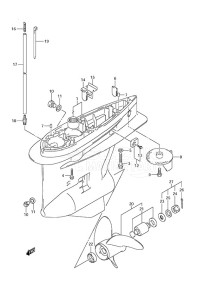 DF 150 drawing Gear Case