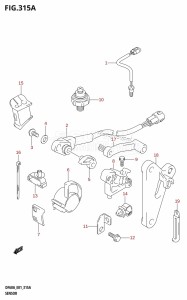 DF40A From 04003F-110001 (E01)  2011 drawing SENSOR