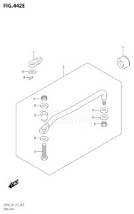 08002F-510001 (2005) 80hp E40 E01- (DF80A) DF80A drawing DRAG LINK (DF80A:E01)