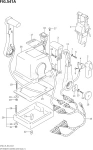 07001F-251001 (2002) 70hp E03-USA (DF70TK2) DF70 drawing OPT:REMOTE CONTROL ASSY DUAL (1) (K5,K6,K7,K8,K9)