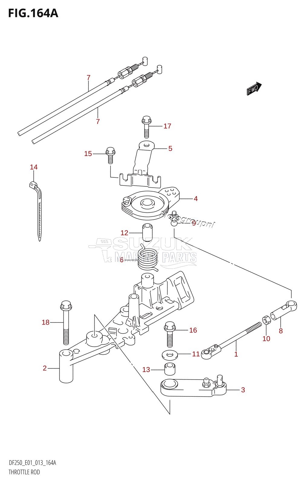 THROTTLE ROD