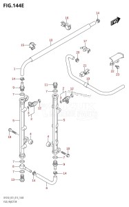 DF200 From 20002F-510001 (E01 E40)  2005 drawing FUEL INJECTOR (DF225T:E01)