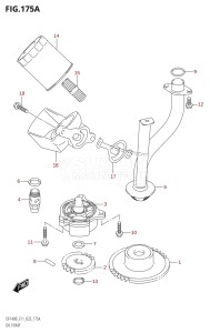 DF115BT From 11506F-240001 (E11 E40)  2022 drawing OIL PUMP