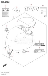 DF90A From 09003F-140001 (E11 E40)  2021 drawing ENGINE COVER (DF100B:E01)