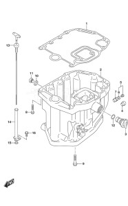 Outboard DF 115A drawing Oil Pan