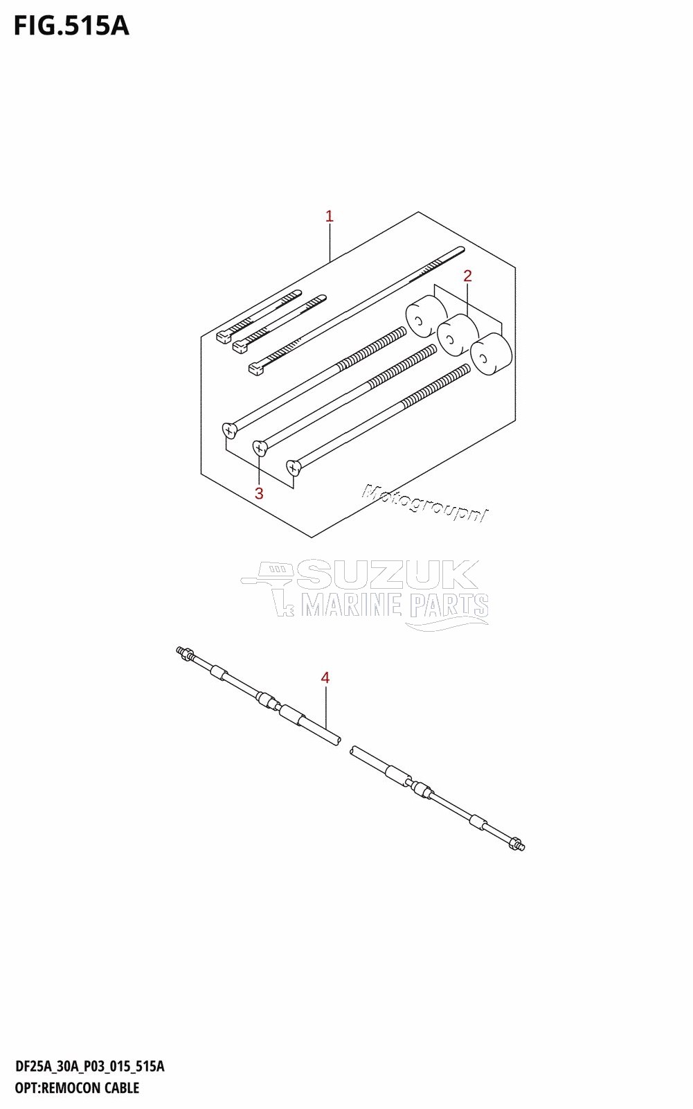 OPT:REMOCON CABLE (DF25AR:P03)