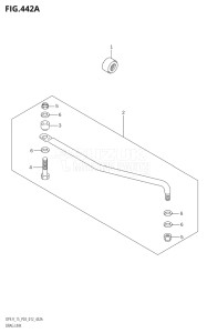 00993F-110001 (2011) 9.9hp P03-U.S.A (DF9.9T  DF9.9TH) DF9.9 drawing DRAG LINK (DF9.9T:P03)