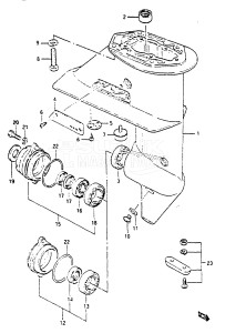 DT6 From 00601-401001 till 406518 ()  1984 drawing GEAR CASE