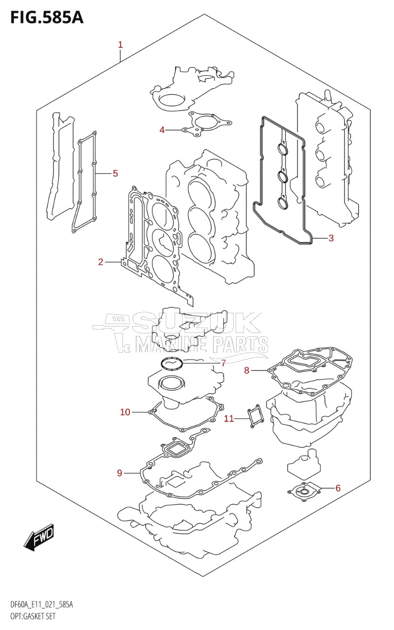 OPT:GASKET SET