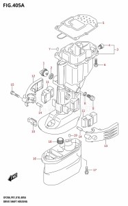 DF20A From 02002F-810001 (P01 P40)  2018 drawing DRIVE SHAFT HOUSING