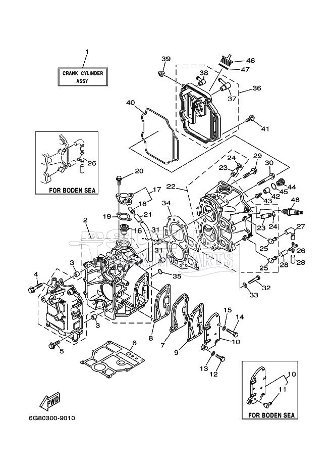 CYLINDER--CRANKCASE