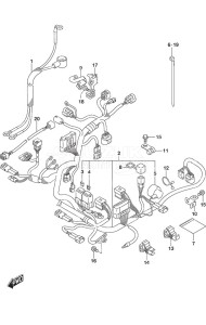 DF 9.9B drawing Harness Remote Control