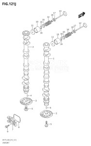 15002Z-510001 (2005) 150hp E03-USA (DF150Z  DF150ZG) DF150ZG drawing CAMSHAFT (DF150ST:E03)