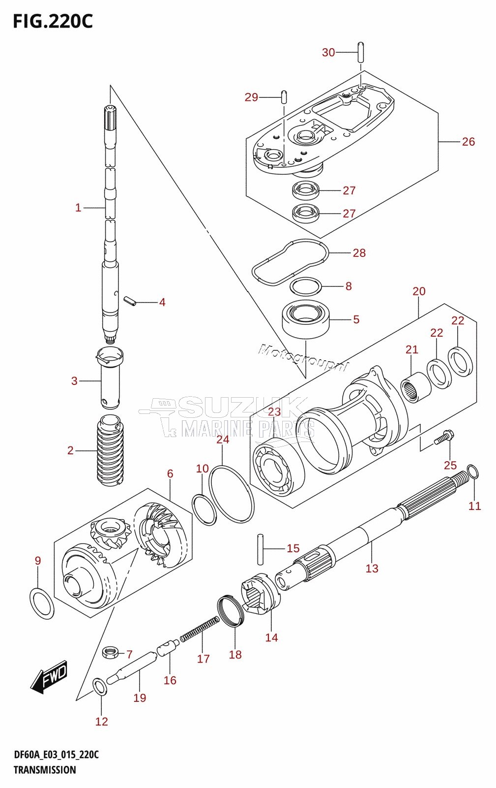 TRANSMISSION (DF60A:E03)