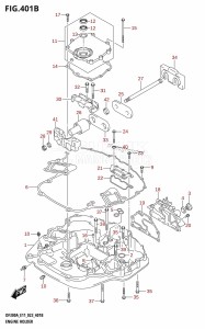 DF300A From 30002P-040001 (E01 E03 E40)  2020 drawing ENGINE HOLDER (DF250ATSS)