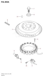 DF140AZ From 14003Z-310001 (E01 E40)  2013 drawing MAGNETO