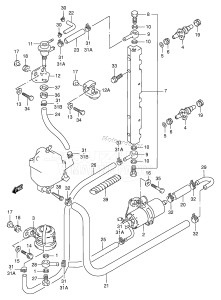 DT225 From 22501-030001 ()  2000 drawing FUEL INJECTOR