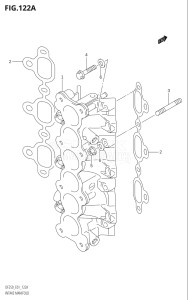 25001F-510001 (2005) 250hp E01 E40-Gen. Export 1 - Costa Rica (DF250TK5) DF250 drawing INTAKE MANIFOLD