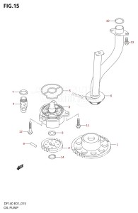 DF140 From 14001Z-780001 (E01 E40)  2007 drawing OIL PUMP