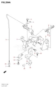 04004F-110001 (2011) 40hp E34-Italy (DF40AST) DF40A drawing CLUTCH SHAFT