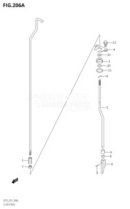 02001F-780001 (2007) 20hp E01-Gen. Export 1 (DF20RK7  DF20RK8) DF20 drawing CLUTCH ROD