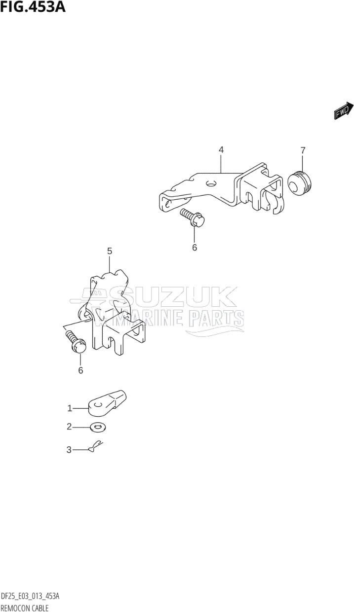 REMOCON CABLE (DF25R:E03)