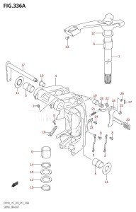 DF115Z From 11502Z-010001 (E03)  2010 drawing SWIVEL BRACKET (DF100T:E03)