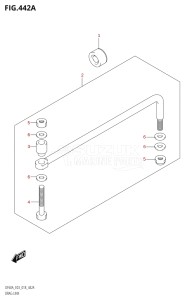 05004F-810001 (2018) 50hp E03-USA (DF50AVT) DF50A drawing DRAG LINK