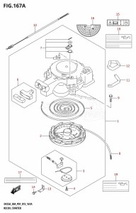 DF25A From 02504F-510001 (P01)  2015 drawing RECOIL STARTER (DF25A:P01)