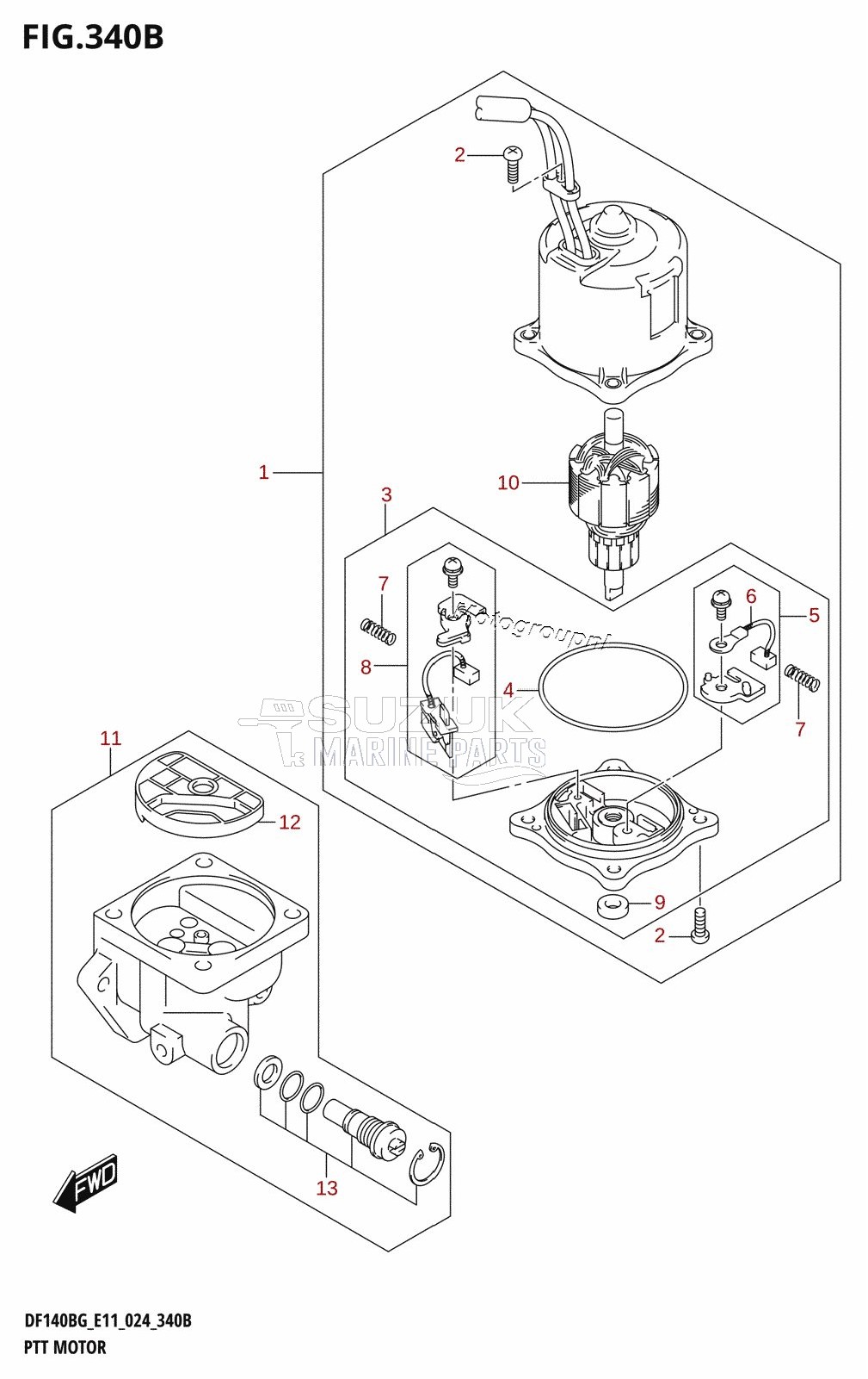 PTT MOTOR (DF140BG,DF140BZG)