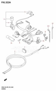 DF9.9A From 00994F-310001 (P01)  2013 drawing HARNESS (DF8A:P01)