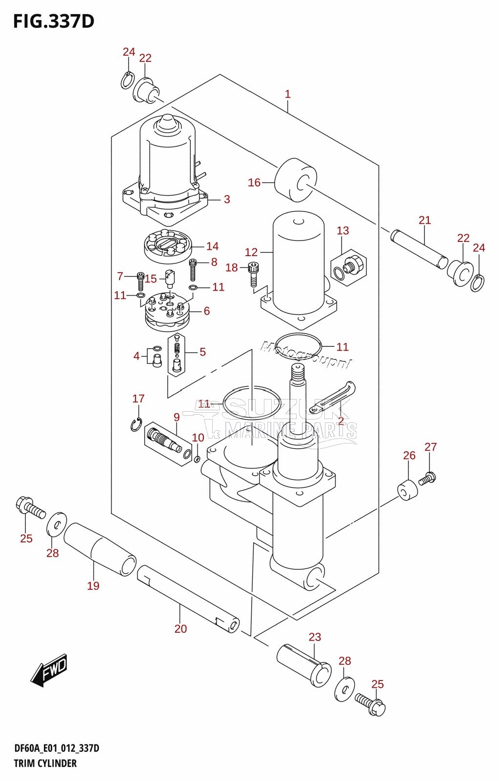 TRIM CYLINDER (DF50ATH:E01)