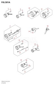 04003F-040001 (2020) 40hp E03-USA (DF40A) DF40A drawing OPT:METER