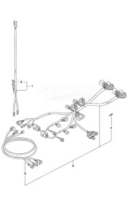 Outboard DF 350A drawing Harness (2)