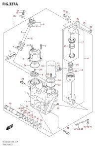 DF350A From 35001F-710001 (E01)  2017 drawing TRIM CYLINDER