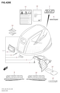 DF25A From 02504F-040001 (P03)  2020 drawing ENGINE COVER (021:(DF25AT,DF25ATH))