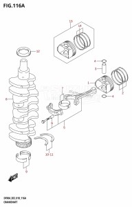 DF70A From 07003F-810001 (E03)  2018 drawing CRANKSHAFT