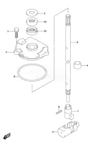 DF 140A drawing Shift Rod (C/R)