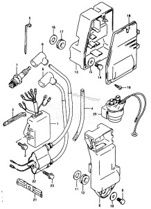 DT40 From 04003-608513 ()  1986 drawing IGNITION (MODEL:96~99)