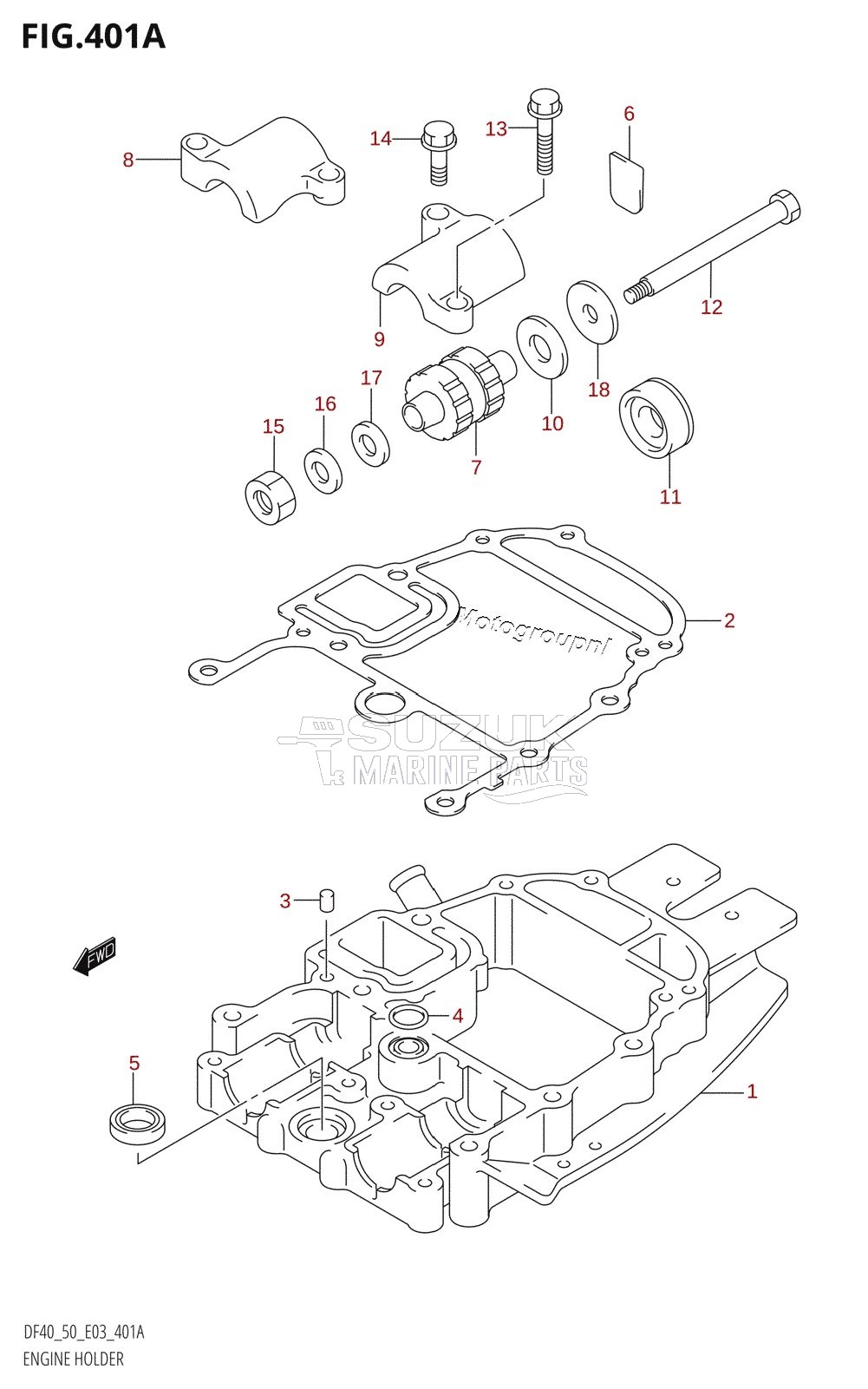 ENGINE HOLDER